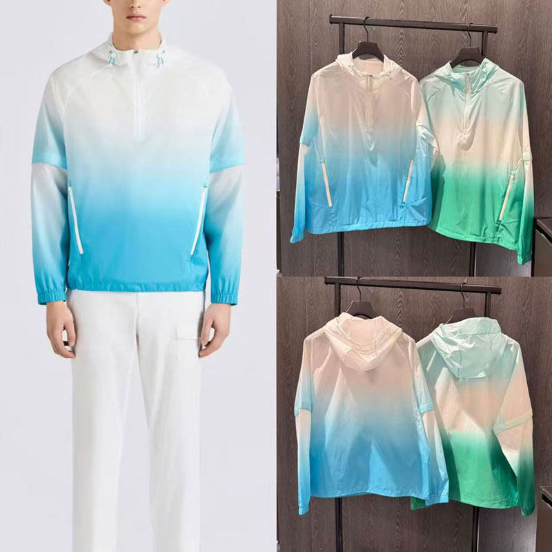 Windbreaker Men Zip - 2026 เสื้อแจ็คเก็ตกันแดดสำหรับผู้ชายสไตล์เกาหลี น้ำหนักเบา มีซิป มีฮู้ด สำหรับเล่นกีฬากลางแจ้ง