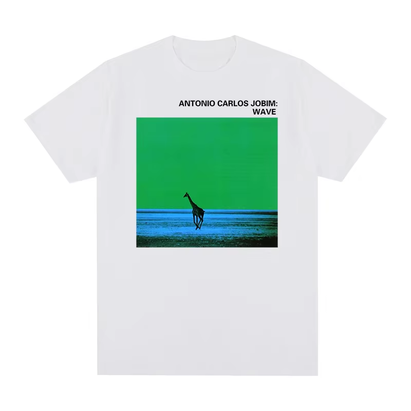 Men'S Fashion Nova - เสื้อยืดวินเทจลายเวฟ ANTONIO CARLOS JOBIM แนวบอสซาโนวา ลาตินแจ๊ส