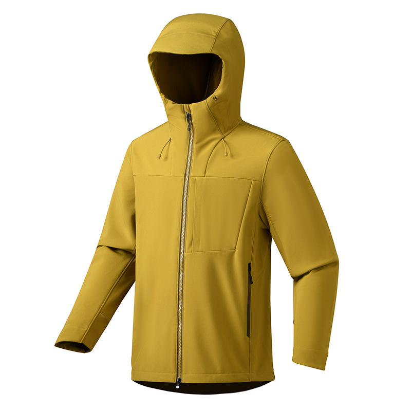 Windbreaker Men Zip - เสื้อแจ็คเก็ตกันน้ำผู้ชาย เสื้อกันลมสำหรับเดินป่า ตั้งแคมป์ มีฮู้ด ซิป น้ำหนักเบา