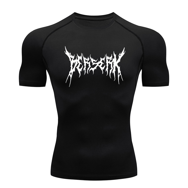Compression Shirt Workout - ยิมออกกําลังกาย Rash Guard สําหรับชายกีฬา Quick Dry