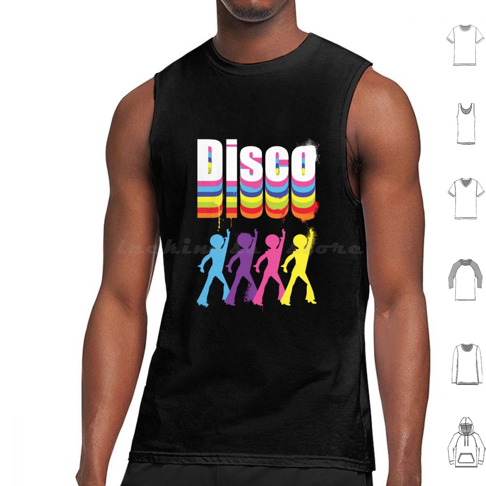 Mens Fashion In The 80S - เสื้อกล้ามปาร์ตี้ดิสโก้ นีออน ยุค 70 80 90