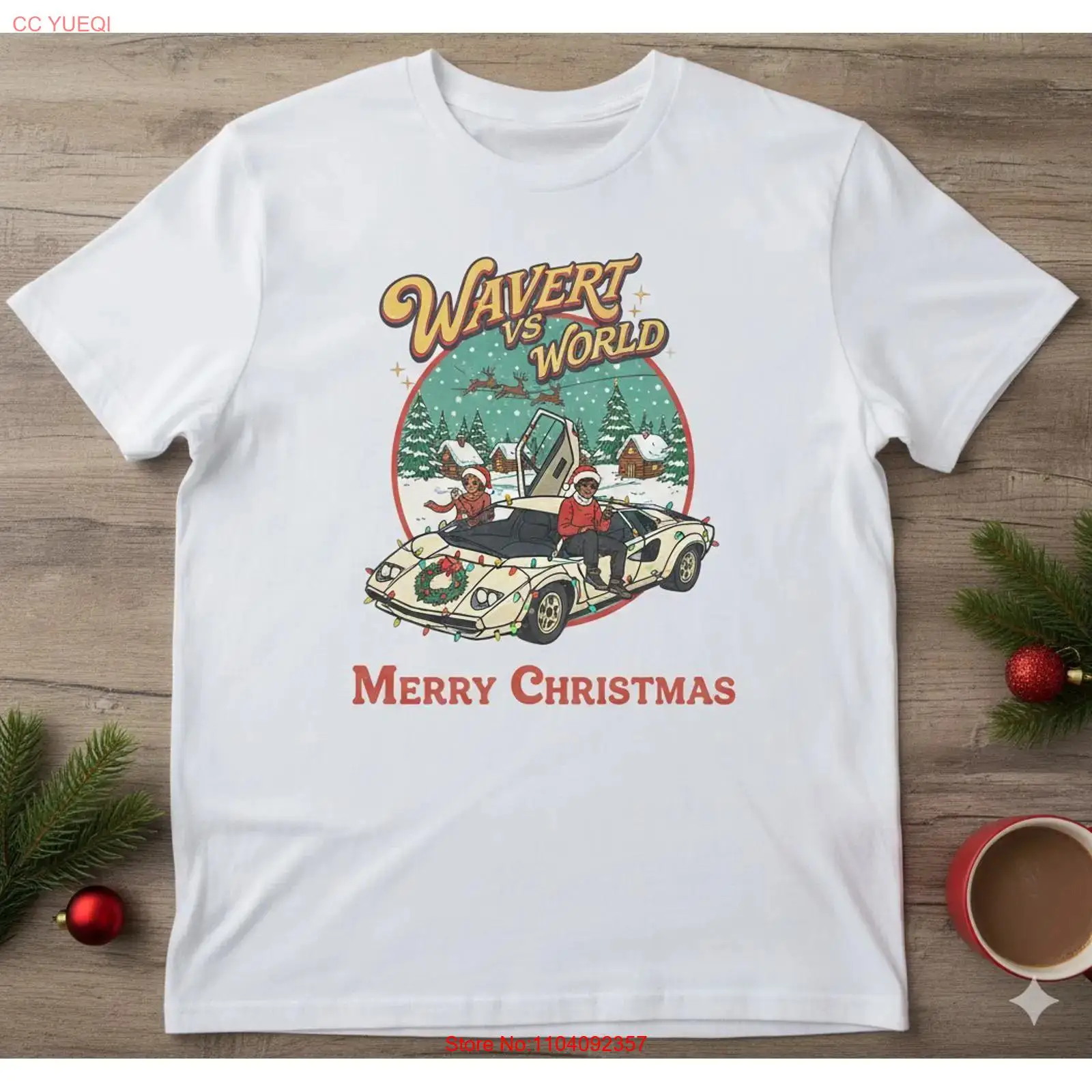 Mens Fashion World - เสื้อยืด Rare New Christmas Lil Uzi