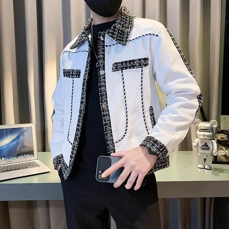 Men'S Fashion Deals - เสื้อโค้ทผู้ชายแบบใหม่ สไตล์ลำลอง สำหรับฤดูใบไม้ผลิและฤดูใบไม้ร่วง แจ็คเก็ตผู้ชาย แบรนด์แท้ โปรโมชั่น