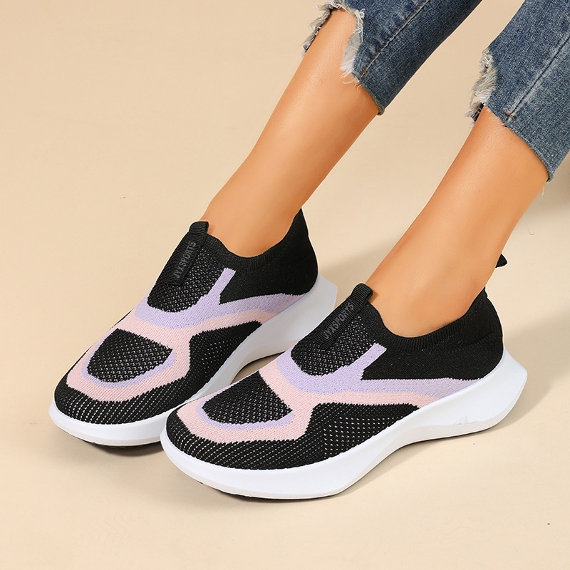 Men'S Fashion Running Shoes - รองเท้าผู้หญิงแฟชั่นใหม่ระบายอากาศได้ดีกันลื่นทนต่อการสึกหรอรองเท้าผ้าใบแบบสวมสำหรับวิ่งกลางแจ้ง