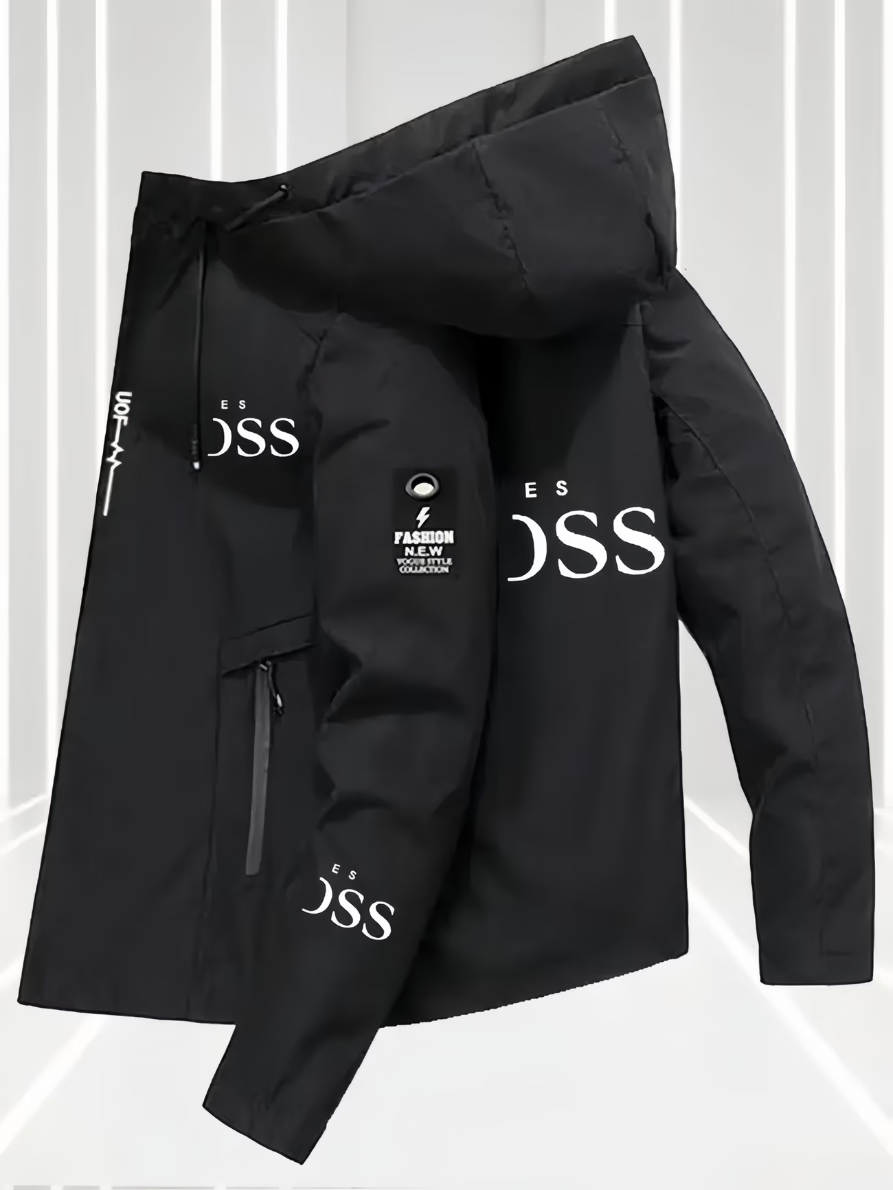 Windbreaker Men Zip - เสื้อแจ็คเก็ตกันน้ำมีฮู้ดสำหรับผู้ชาย แจ็คเก็ตซอฟต์เชลล์แบบมีซิปสำหรับกิจกรรมกลางแจ้ง เสื้อกันลมสำหรับเดินป่าและตั้งแคมป์ เสื้อโค้ทน้ำหนักเบาสำหรับฤดูใบไม้ผลิและฤดูใบไม้ร่วง