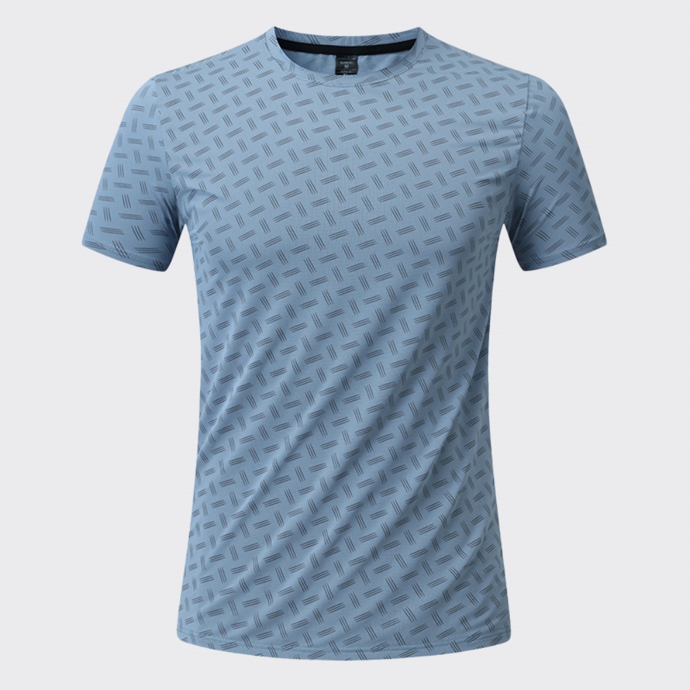 Compression Shirt Workout - เสื้อยืดแขนสั้นพิมพ์ลายสำหรับผู้ชายฤดูร้อน เสื้อยืดออกกำลังกาย วิ่ง ฟิตเนส แห้งเร็ว ใส่สบายๆ