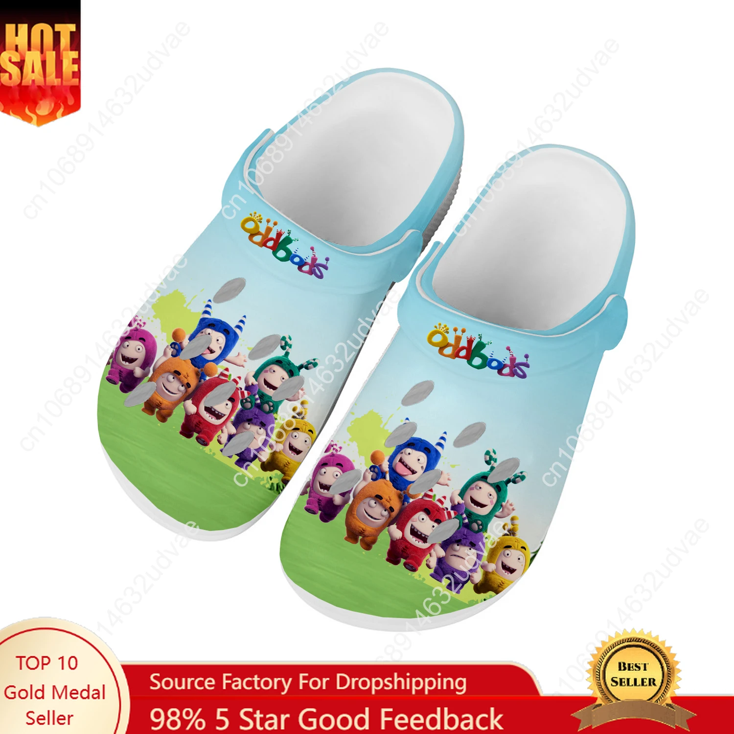 Mens Fashion Sandals - รองเท้าแตะ Oddbods สำหรับผู้ชายและผู้หญิง คุณภาพสูง แฟชั่น รองเท้าแตะใส่ในบ้านและสวน