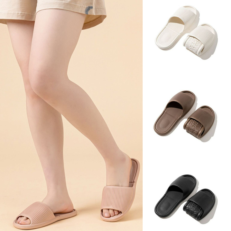 Mens Fashion Sandals - รองเท้าแตะพับได้ พกพาสะดวก สำหรับผู้หญิง รองเท้าแตะสำหรับเดินทาง รองเท้าแตะใส่ในบ้าน กันลื่น