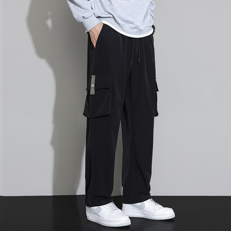 กางเกงคาร์โก้ผู้ชายผ้าฝ้ายใหม่ - Men'S Fashion Khaki Pants บทวิจารณ์และราคา