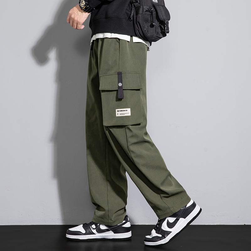 กางเกงคาร์โก้ผู้ชายผ้าฝ้ายใหม่ - Men'S Fashion Khaki Pants บทวิจารณ์และราคา