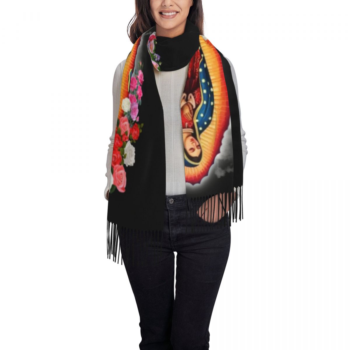 ที่กําหนดเองพิมพ์ Virgin Mary  - Mens Fashion Mexico บทวิจารณ์และราคา