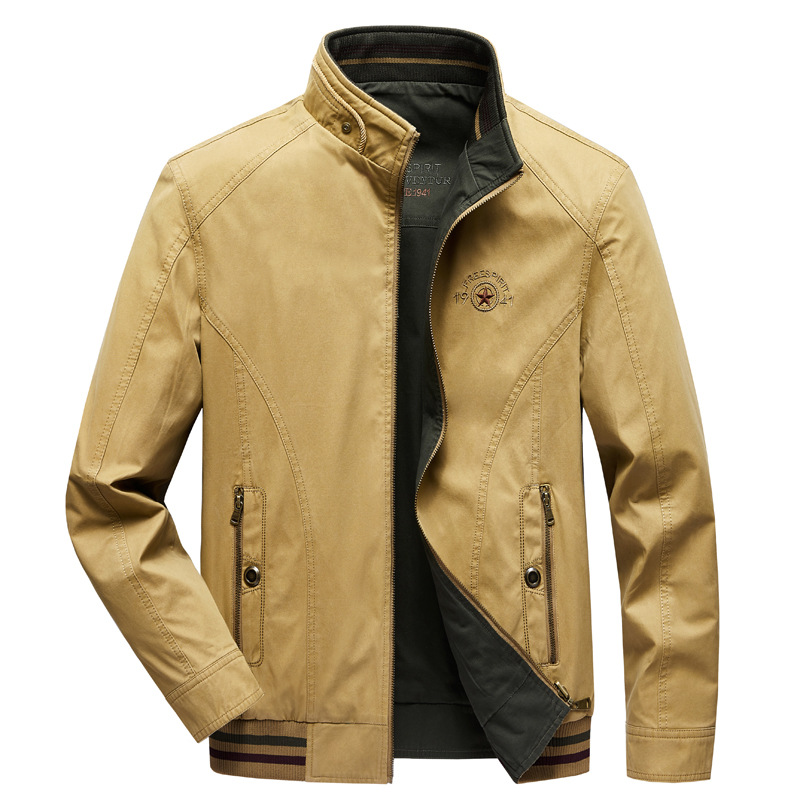 เสื้อแจ็คเก็ตเดินป่าแบบสองด้าน - Windbreaker Men Zip บทวิจารณ์และราคา