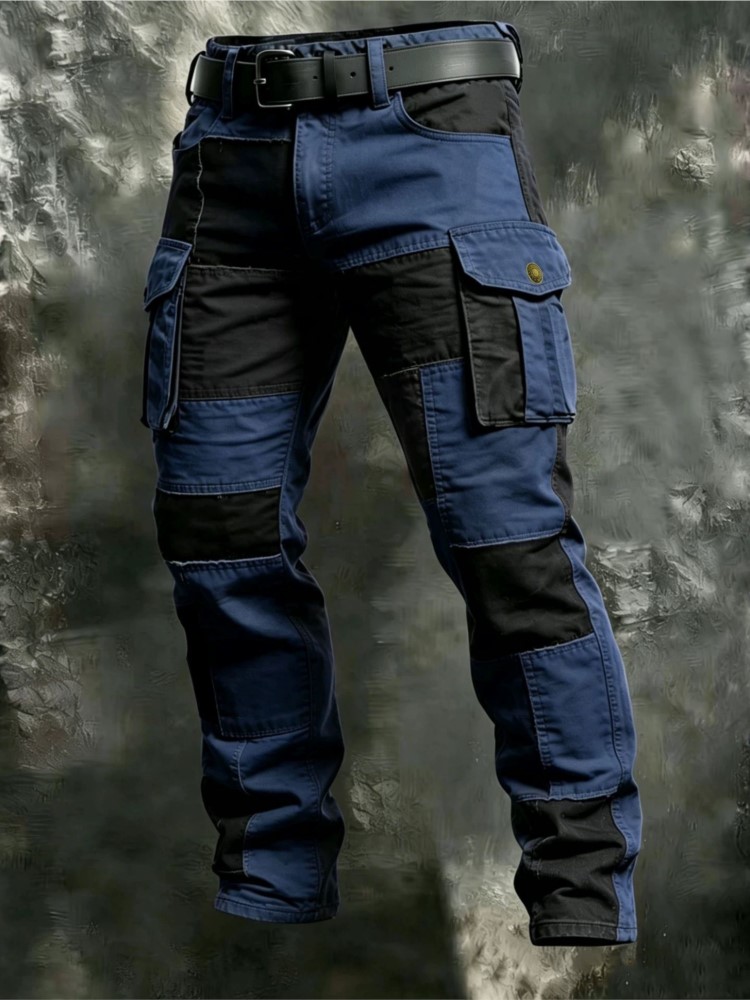 กางเกงคาร์โก้ผู้ชายผ้าฝ้ายสีกา - Men'S Fashion Khaki Pants บทวิจารณ์และราคา
