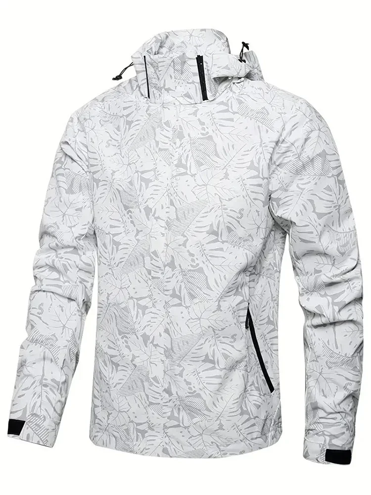 เสื้อแจ็คเก็ตกันลมกันน้ำสำหรับ - Windbreaker Men Zip บทวิจารณ์และราคา