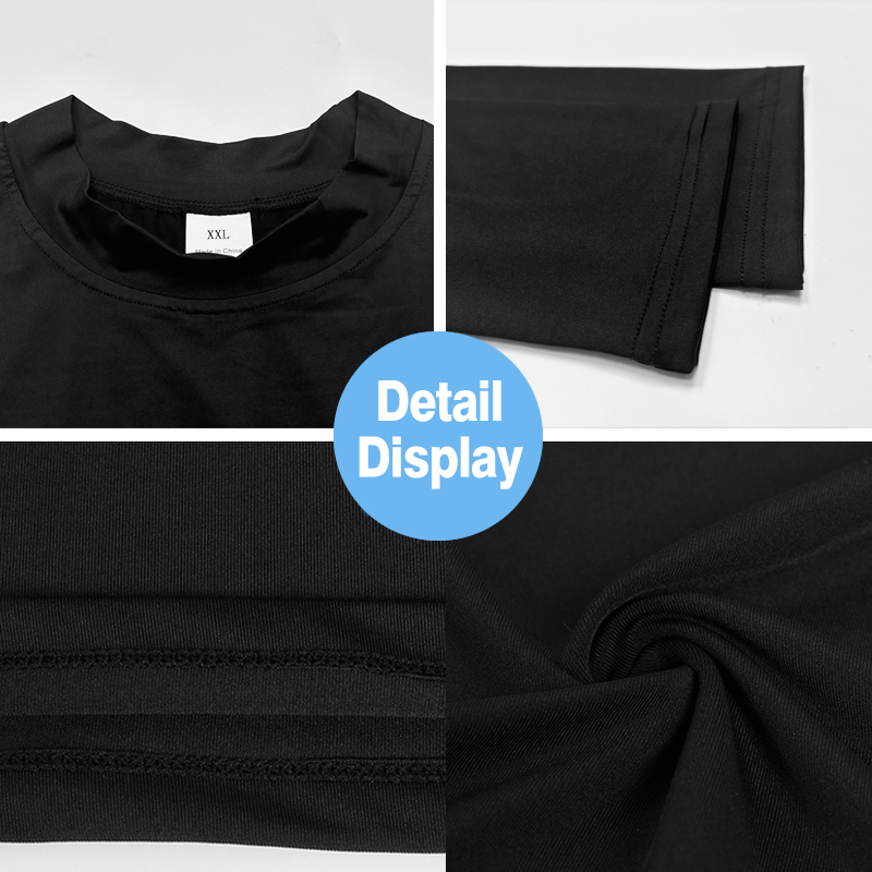 เสื้อยืดแขนยาวคอเต่าสำหรับผู้ช - Compression Shirt Workout บทวิจารณ์และราคา