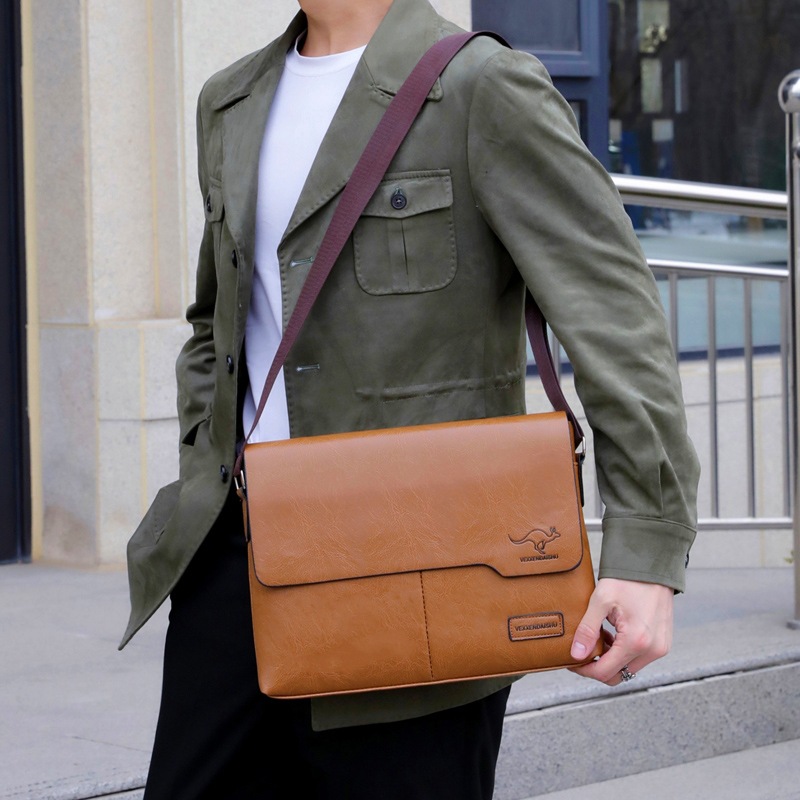 กระเป๋าสะพายธุรกิจสำหรับ IPAD  - Fashion Harness Men บทวิจารณ์และราคา