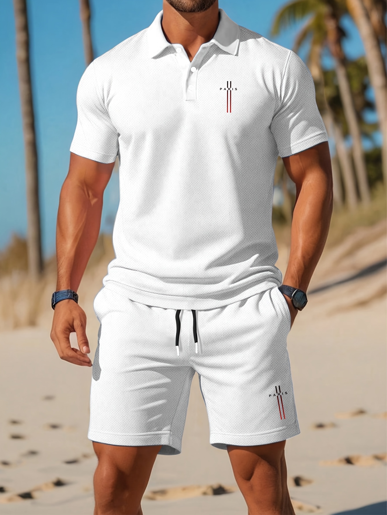 ชุดเสื้อโปโลผู้ชายฤดูร้อนปี 20 - Men'S Fashion Undershirt บทวิจารณ์และราคา