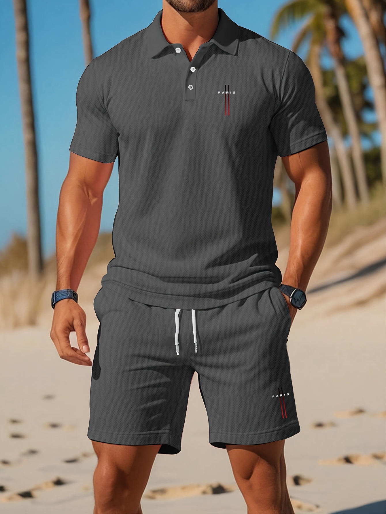 ชุดเสื้อโปโลผู้ชายฤดูร้อนปี 20 - Men'S Fashion Undershirt บทวิจารณ์และราคา