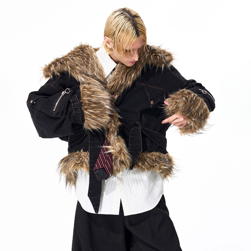 เสื้อโค้ทพาร์กาฤดูหนาว LUZHEN  - Fashion Harness Men บทวิจารณ์และราคา