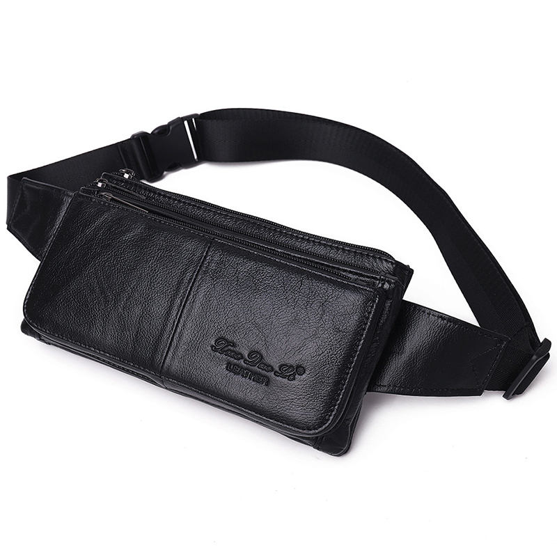 กระเป๋าคาดเอวผู้ชาย หนังแท้ กร - Leather Belt Braided บทวิจารณ์และราคา