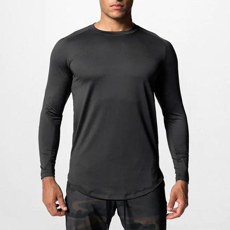 เสื้อยืดแขนยาวผู้ชาย ผ้าแห้งเร - Muscle Tee Workout บทวิจารณ์และราคา