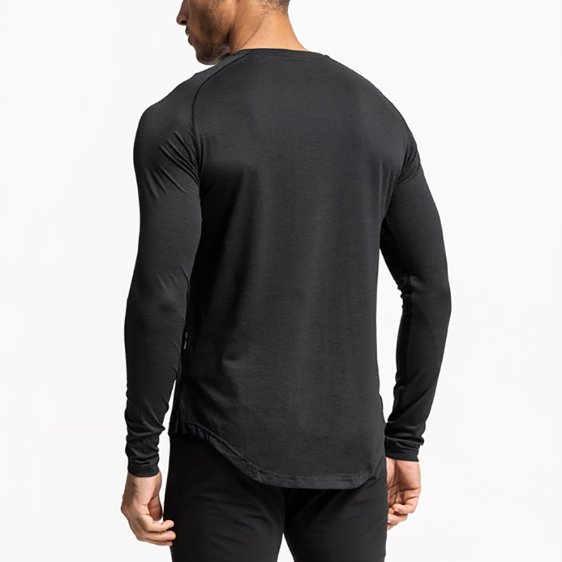 เสื้อยืดแขนยาวผู้ชาย ผ้าแห้งเร - Muscle Tee Workout บทวิจารณ์และราคา