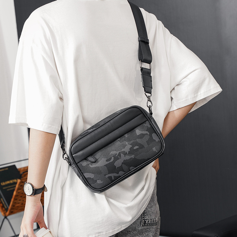 กระเป๋าสะพายข้างลายพรางดีไซน์เ - Fashion Harness Men บทวิจารณ์และราคา