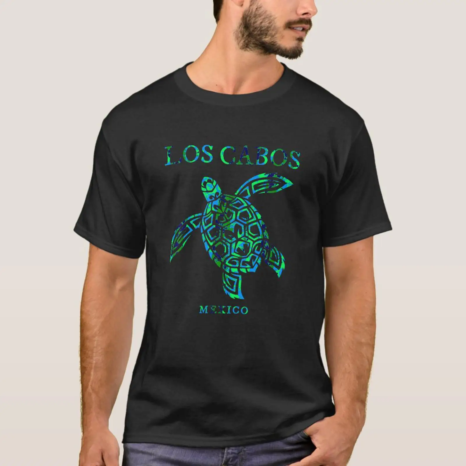 เสื้อยืดลายเต่าทะเล โลสคาโบส เ - Mens Fashion Mexico บทวิจารณ์และราคา