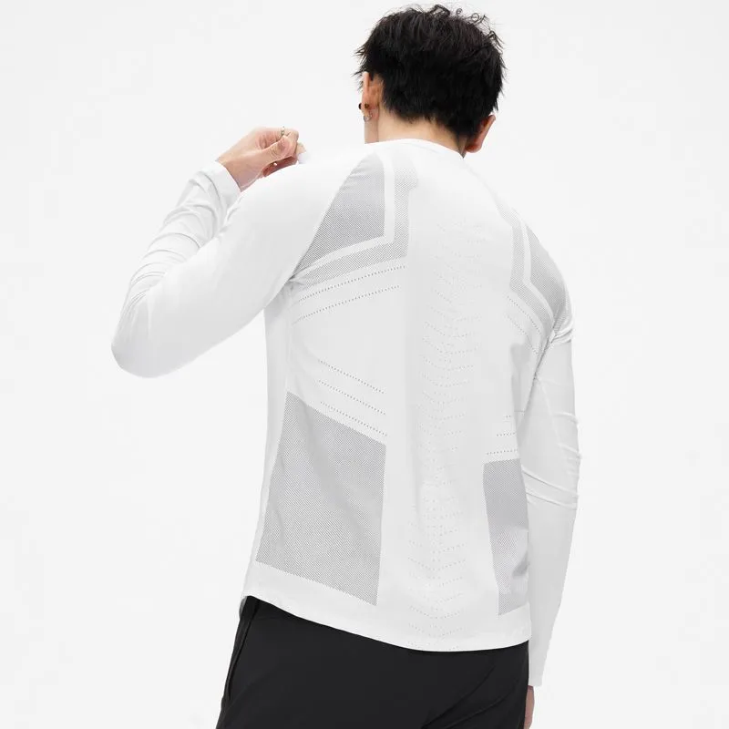 เสื้อยืดแขนยาวผู้ชายแบบแห้งเร็ - Compression Shirt Workout บทวิจารณ์และราคา