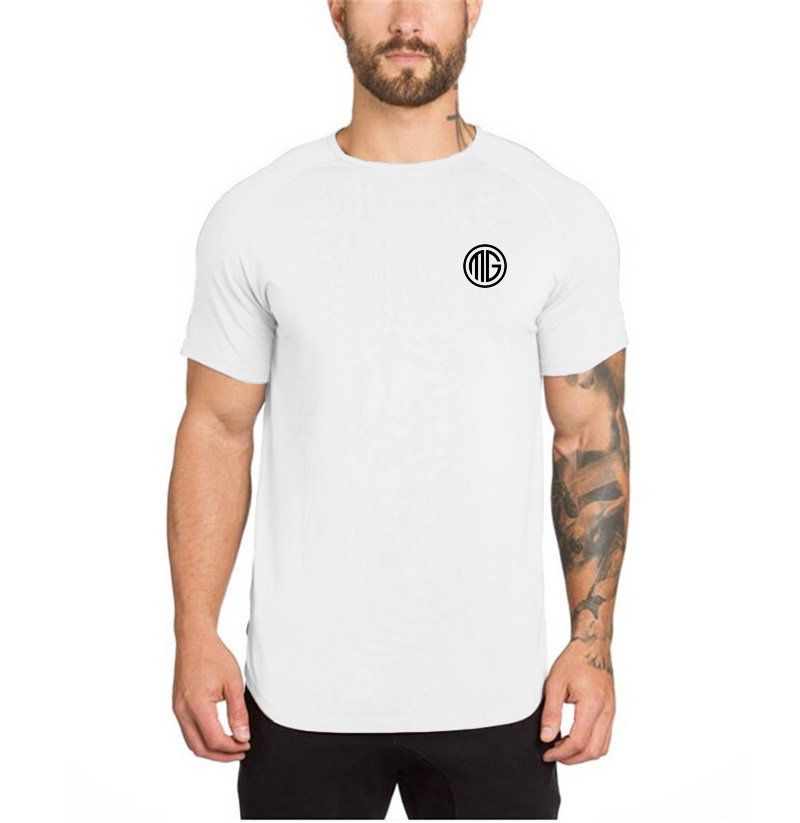 เสื้อยืดแขนสั้นผู้ชาย ผ้าฝ้าย  - Muscle Tee Workout บทวิจารณ์และราคา
