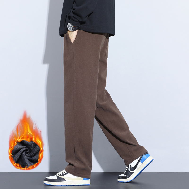 กาแฟสีกากีสีดําสีเทาหลวมสบายๆก - Men'S Fashion Khaki Pants บทวิจารณ์และราคา