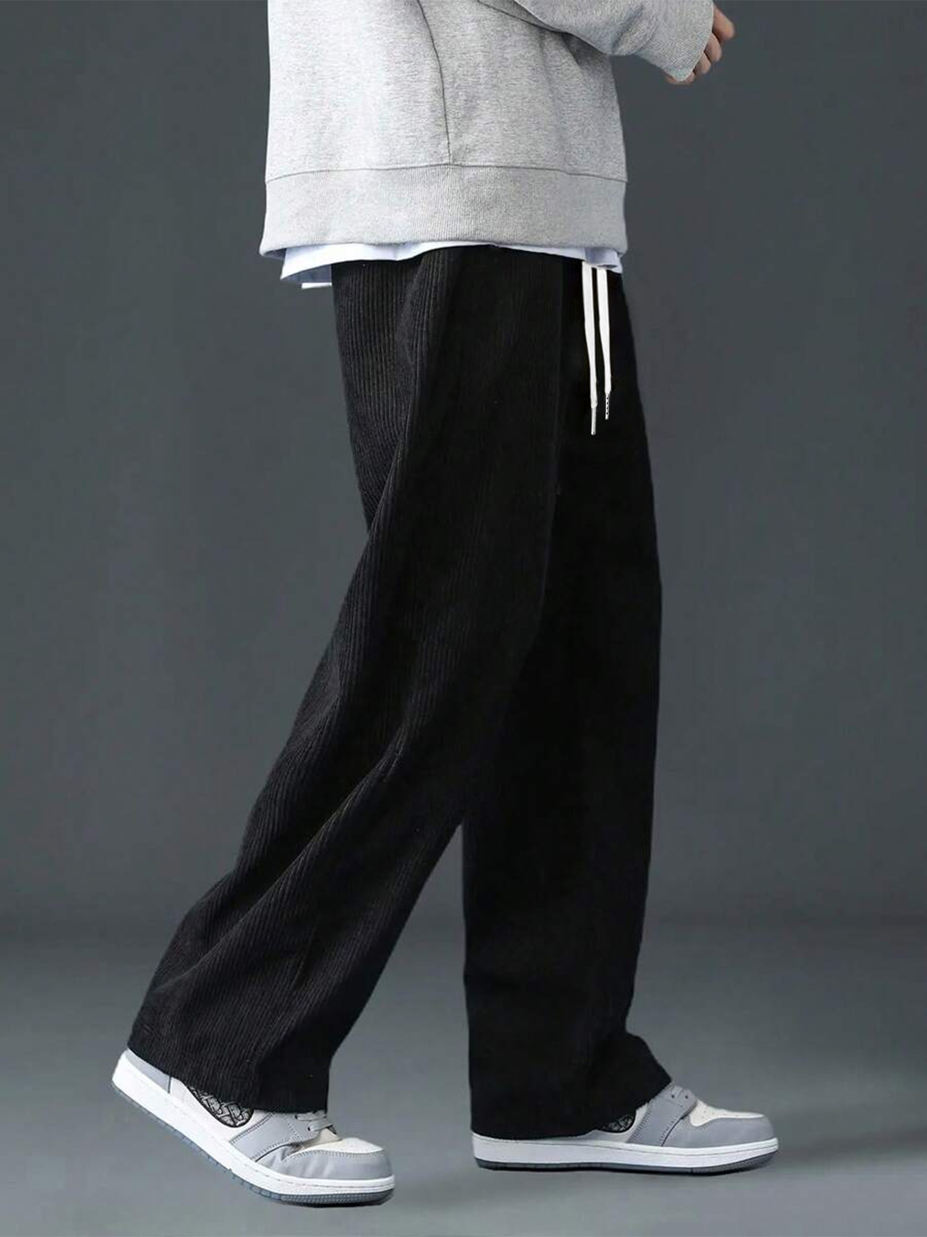กางเกงผ้าลูกฟูกทรงตรงคลาสสิกสำ - Men'S Fashion Khaki Pants บทวิจารณ์และราคา