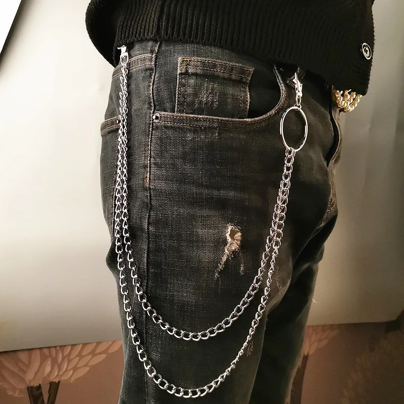 เข็มขัดโลหะแบบโซ่สไตล์พังก์ พร - Men Fashion Rave บทวิจารณ์และราคา