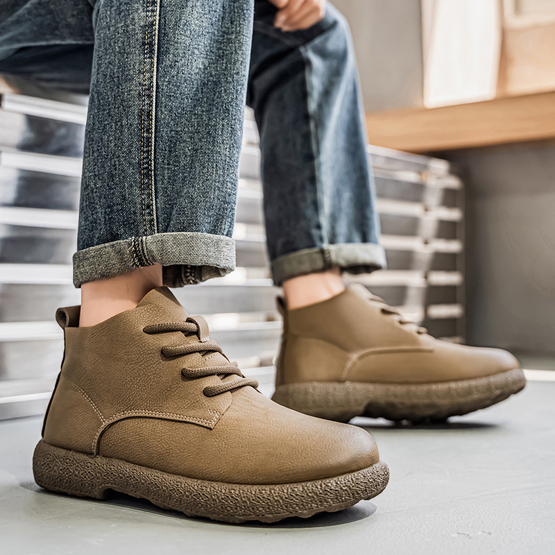 รองเท้าบูทข้อเท้าผู้ชาย รองเท้ - Chelsea Boots Men บทวิจารณ์และราคา