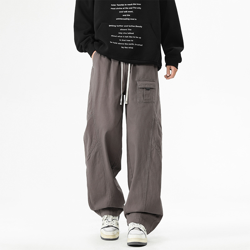 กางเกงคาร์โก้ผู้ชายผ้าฝ้ายใหม่ - Men'S Fashion Khaki Pants บทวิจารณ์และราคา