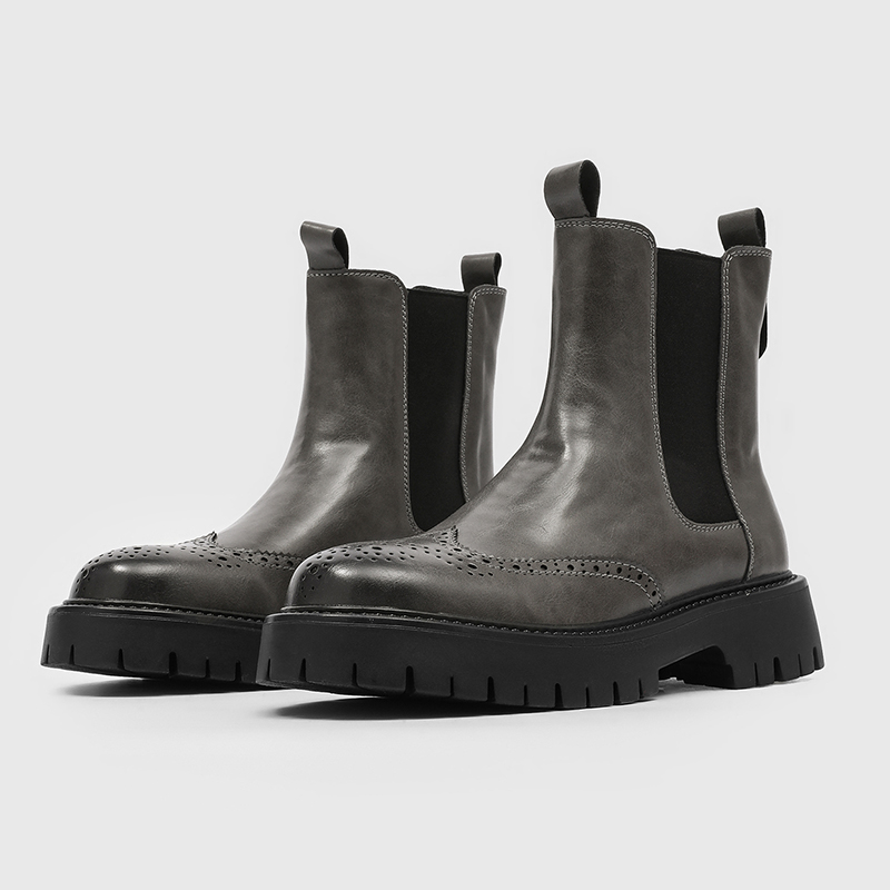 รองเท้าบูทเชลซีผู้ชายระดับไฮเอ - Chelsea Boots Men บทวิจารณ์และราคา