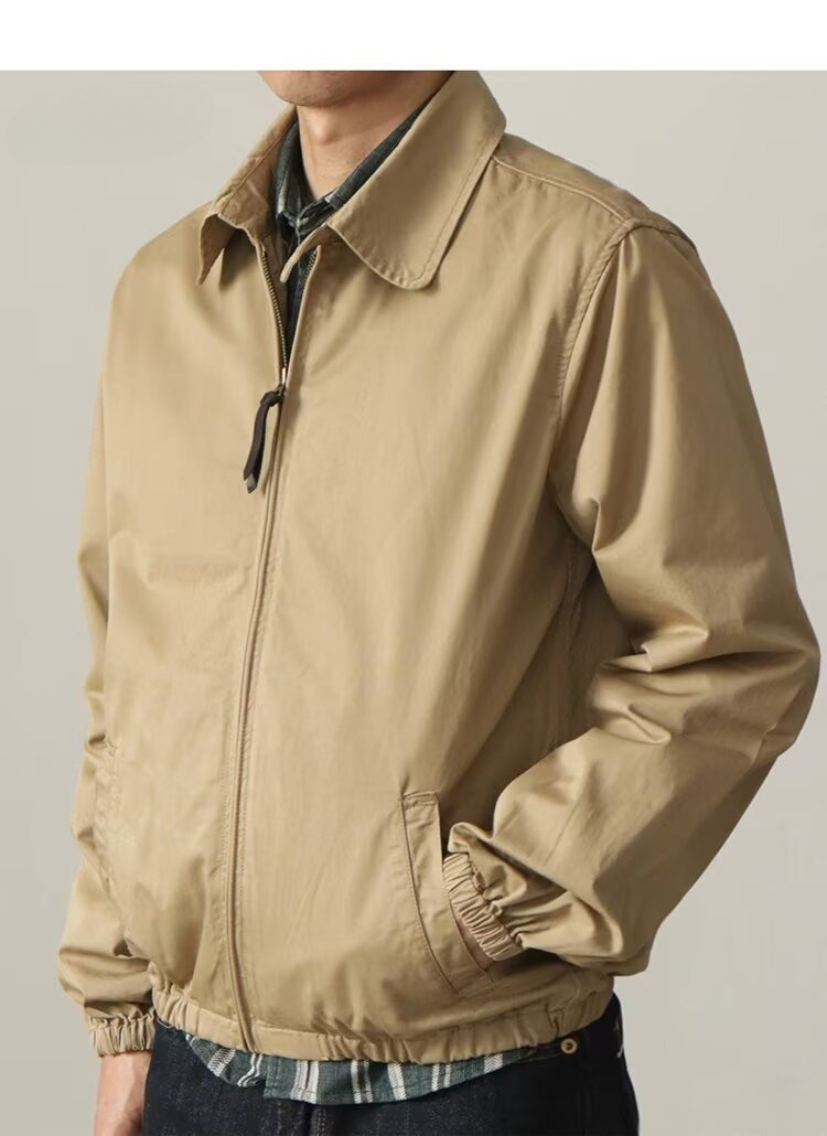 แจ็คเก็ตผู้ชายสไตล์วรรณกรรม แฟ - Harrington Jacket บทวิจารณ์และราคา