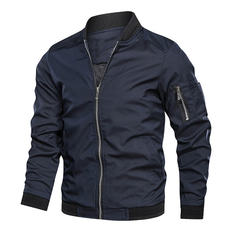 เสื้อแจ็คเก็ตกันลมผู้ชายสำหรับ - Windbreaker Men Zip บทวิจารณ์และราคา