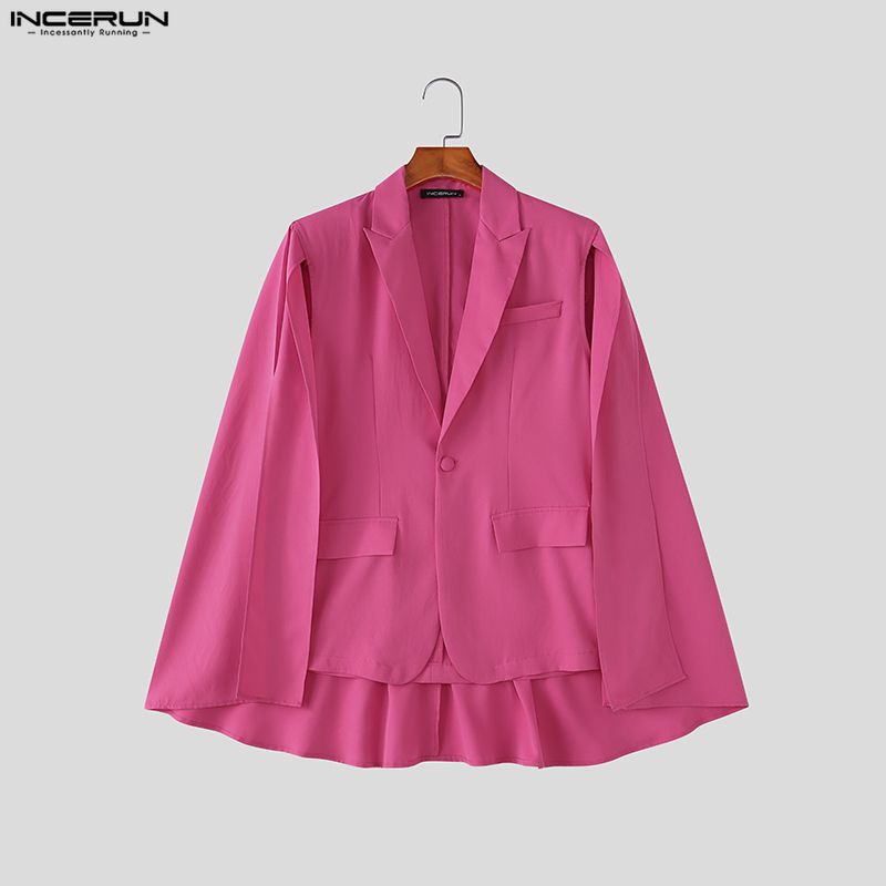 เสื้อคลุม INCERUN สำหรับผู้ชาย - Mens Fashion Poncho บทวิจารณ์และราคา