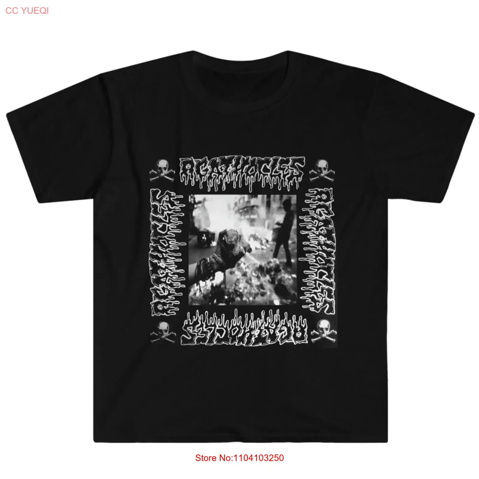 AGATHOCLES เสื้อยืด Mincecore  - Mens Fashion In The 80S บทวิจารณ์และราคา