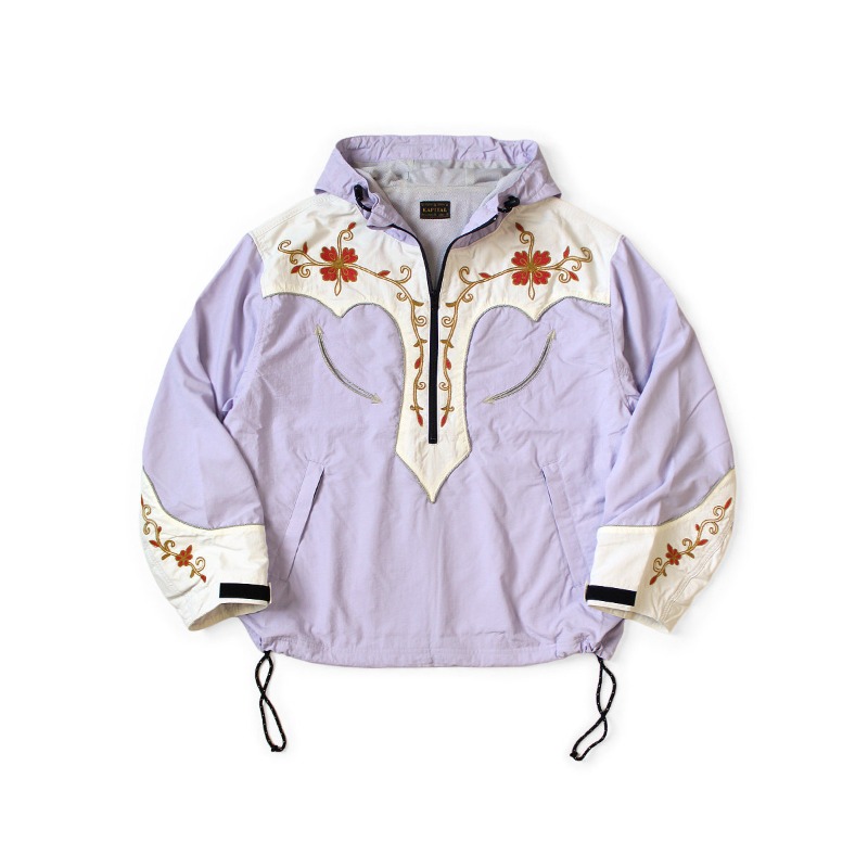 เสื้อแจ็คเก็ต Anorak ปักลายดอก - Windbreaker Men Zip บทวิจารณ์และราคา