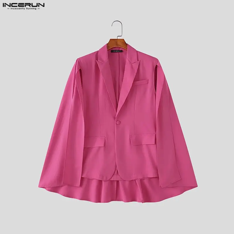 เสื้อคลุม INCERUN สำหรับผู้ชาย - Mens Fashion Poncho บทวิจารณ์และราคา