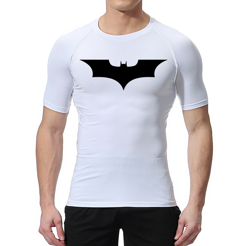 ค้างคาวพิมพ์เสื้อสําหรับชายฤดู - Compression Shirt Workout บทวิจารณ์และราคา