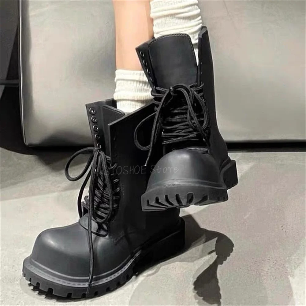 ด้านล่างหนาสีดํารองเท้าสําหรับ - Chelsea Boots Men บทวิจารณ์และราคา