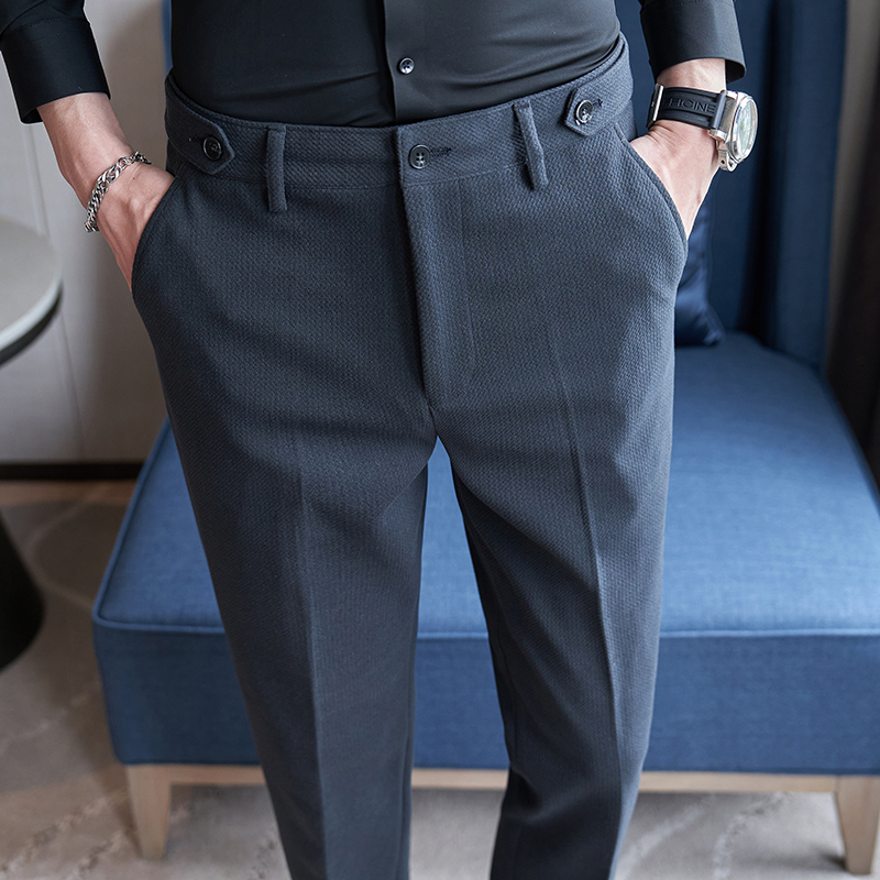 2026 ใหม่กางเกงสูทผู้ชายสีดำ,ก - Men'S Fashion Khaki Pants บทวิจารณ์และราคา