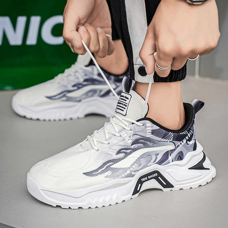 รองเท้าผู้ชายแบบหนาพื้นหนา ส้น - Men'S Fashion Deals บทวิจารณ์และราคา