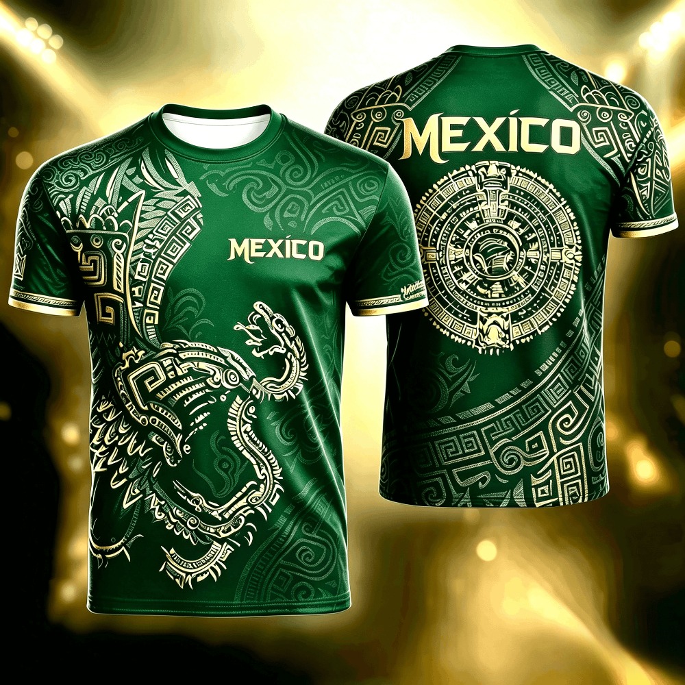 เสื้อยืดพิมพ์ลายเม็กซิโกฤดูร้อ - Mens Fashion Mexico บทวิจารณ์และราคา