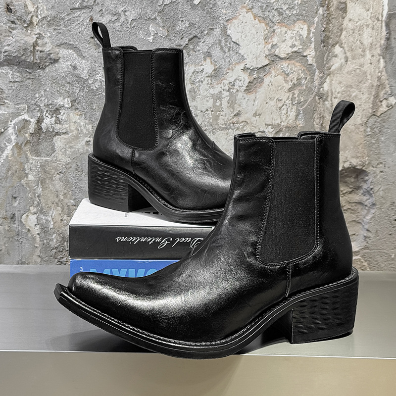 ขนาดใหญ่บุรุษแฟชั่น hip hop ro - Chelsea Boots Men บทวิจารณ์และราคา