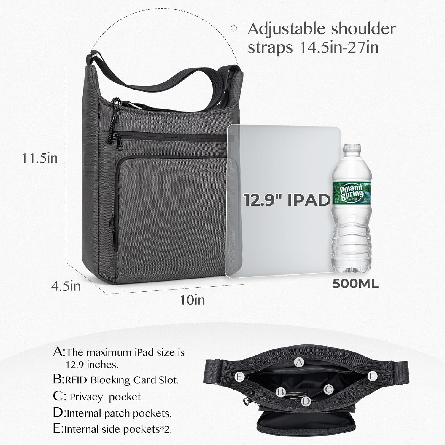 กระเป๋าสะพายข้างกันขโมยสำหรับผ - Fashion Harness Men บทวิจารณ์และราคา