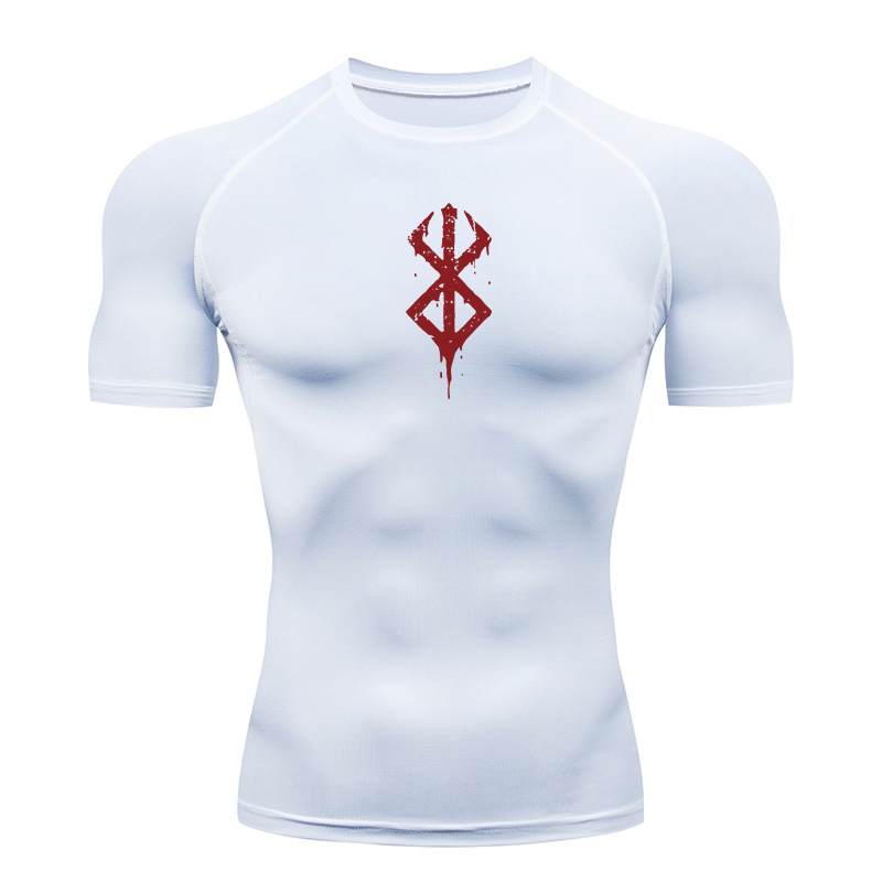 เสื้อยืดคอมเพรสชั่นพิมพ์ลายสำห - Compression Shirt Workout บทวิจารณ์และราคา